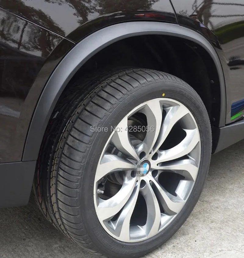 X5 PP Авто сбоку Fender Flare формовочные Планки матовый черный колеса автомобиля арки
