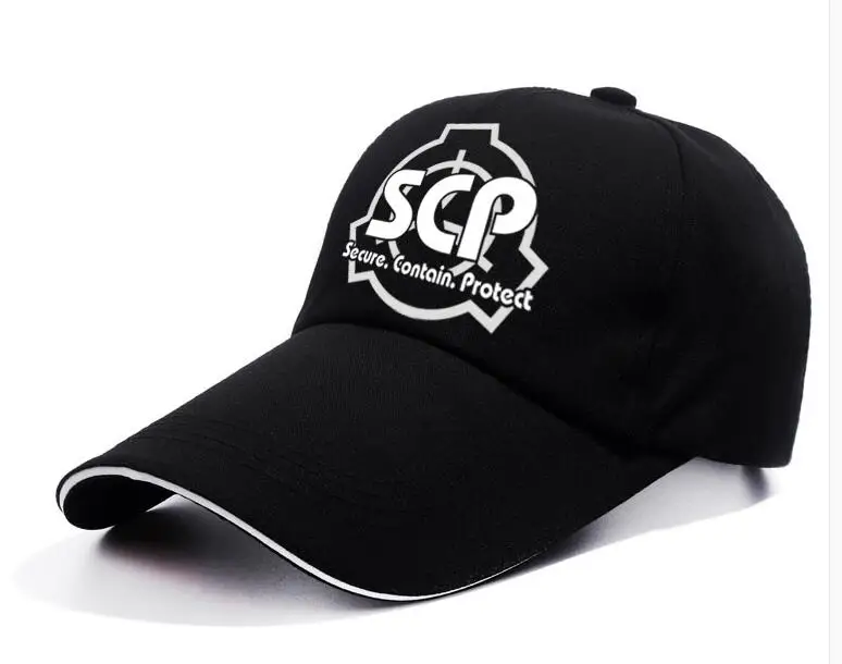 SCP специальный контроль процедуры основа Мода косплей костюм шляпа героя Кепка бейсбольная кепка - Цвет: Black Canvas