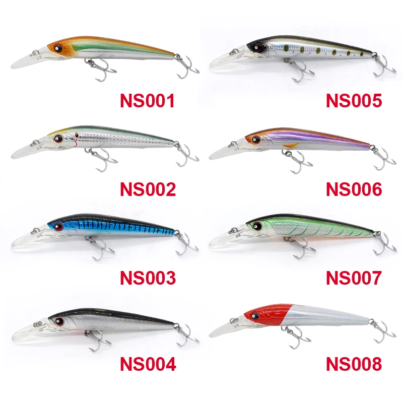

NOEBY Big Minnow Bait140mm/50g 180mm/98g Sinking 7-9m Hard Bait Isca Artificial Para Pesca Leurre Souple Peche Fishing Wobblers