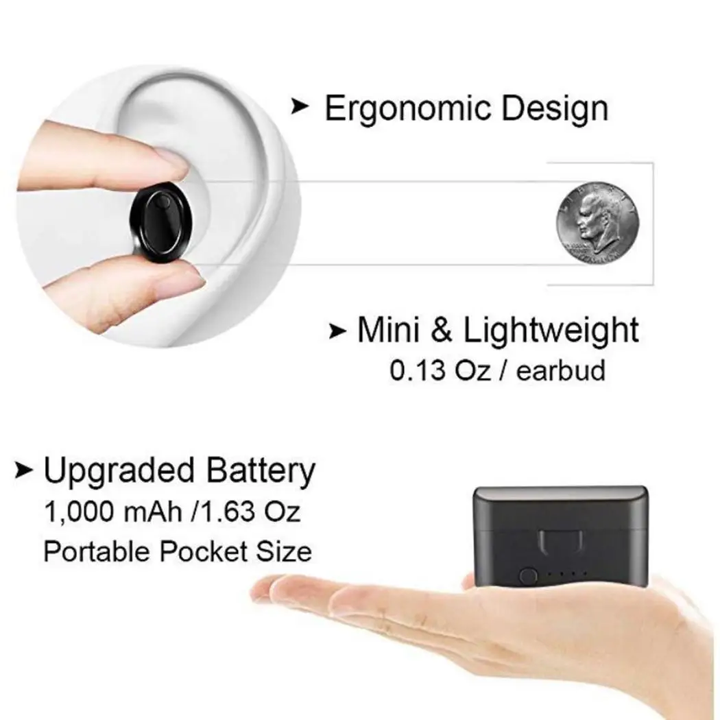 Стерео наушники вкладыши громкой связи Bluetooth магнитный контакт зарядки Спорт