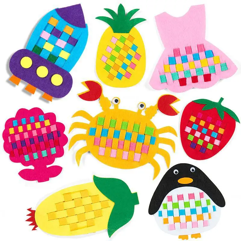 Детская фетровая ткань сделай сам для детского сада Нетканая игрушки изучения