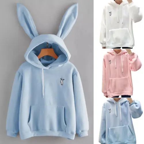 

Women Casual Long Sleeve Sweatshirt Jumper Pullover Tops Loose Solid Sweatshirts for Ladies