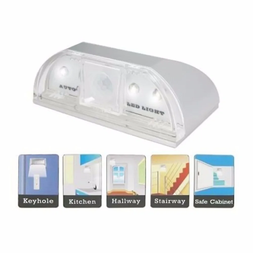 Лампа Ночной светильник интеллигентая (ый) Авто PIR дверной замок индукционные
