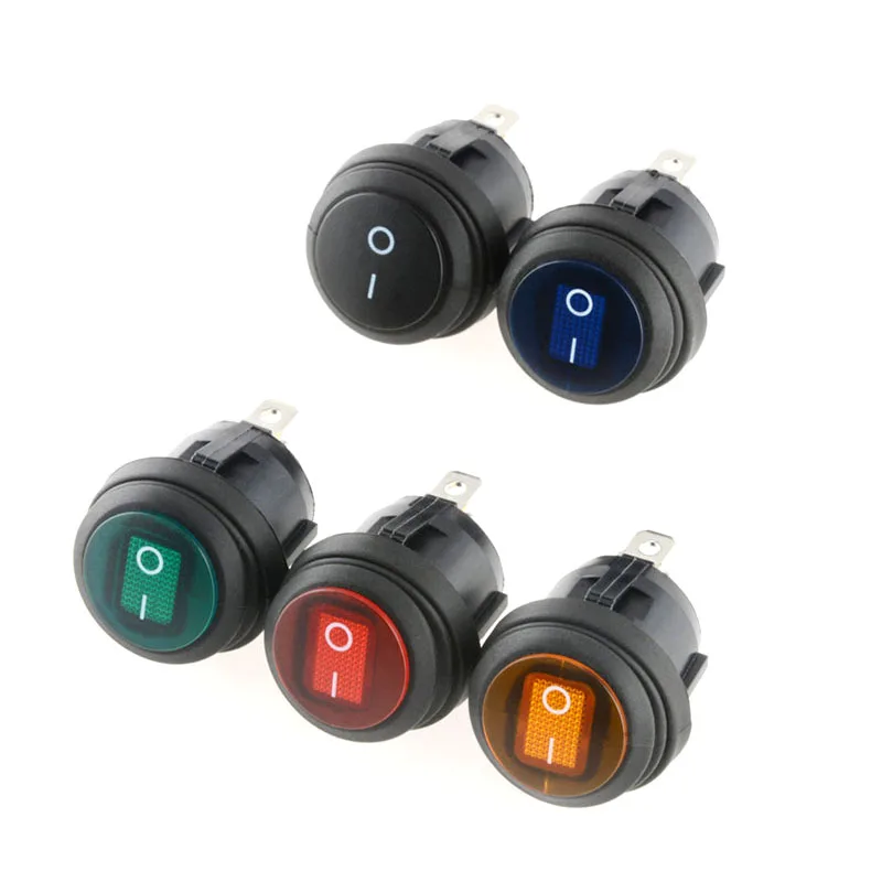 Водонепроницаемый морской светодиодный клавишный переключатель KCD1-101 12 В 24 220