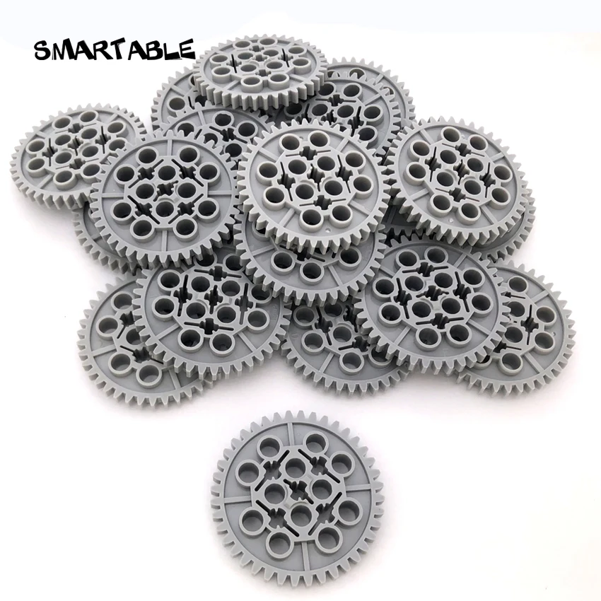Smartable Bulk MOC Technic gear s/зубчатая стойка комбинированный набор деталей строительный блок игрушки совместимый technic 260 шт./лот