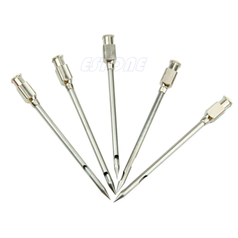 5x Stainless Steel Marinade Injector Needle For Barbecue Grill Flavor Turkey BBQ |