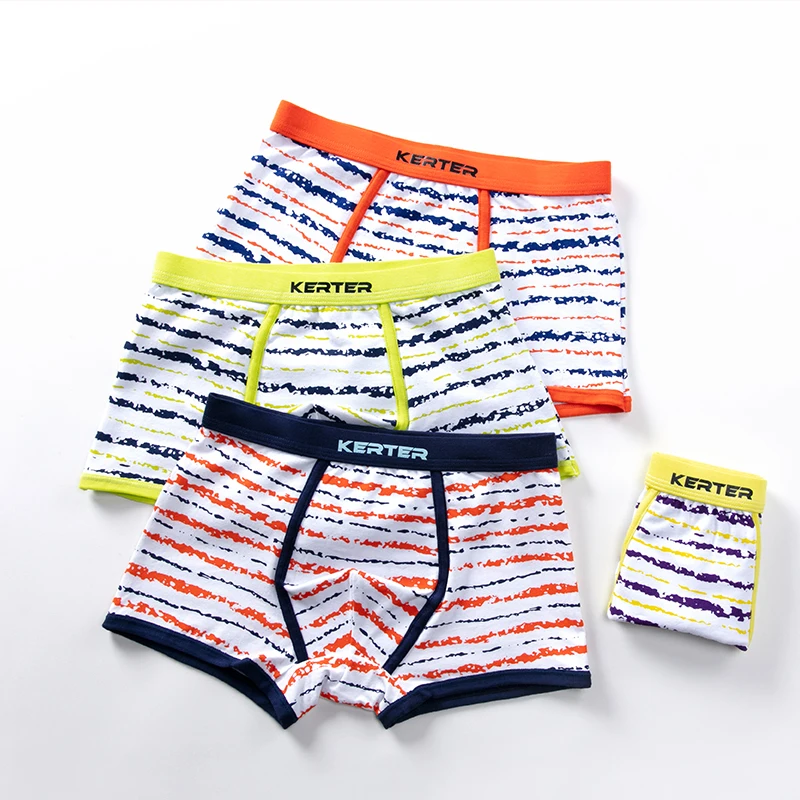 4 шт/партия однотонное нижнее белье для мальчиков и девочек трусы детей мягкие