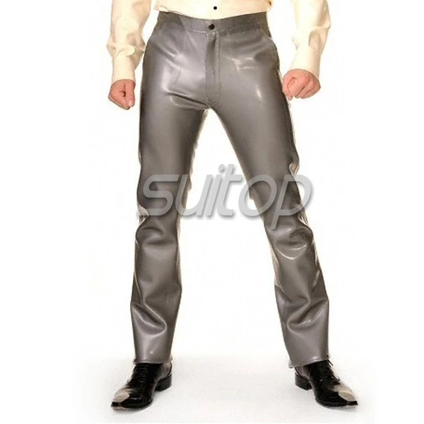 rubber latex  pants latex formal clothes