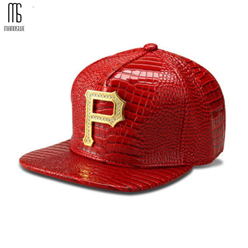 Кепка унисекс из ПУ кожи модная кепка с надписью P в стиле хип хоп принтом дракона