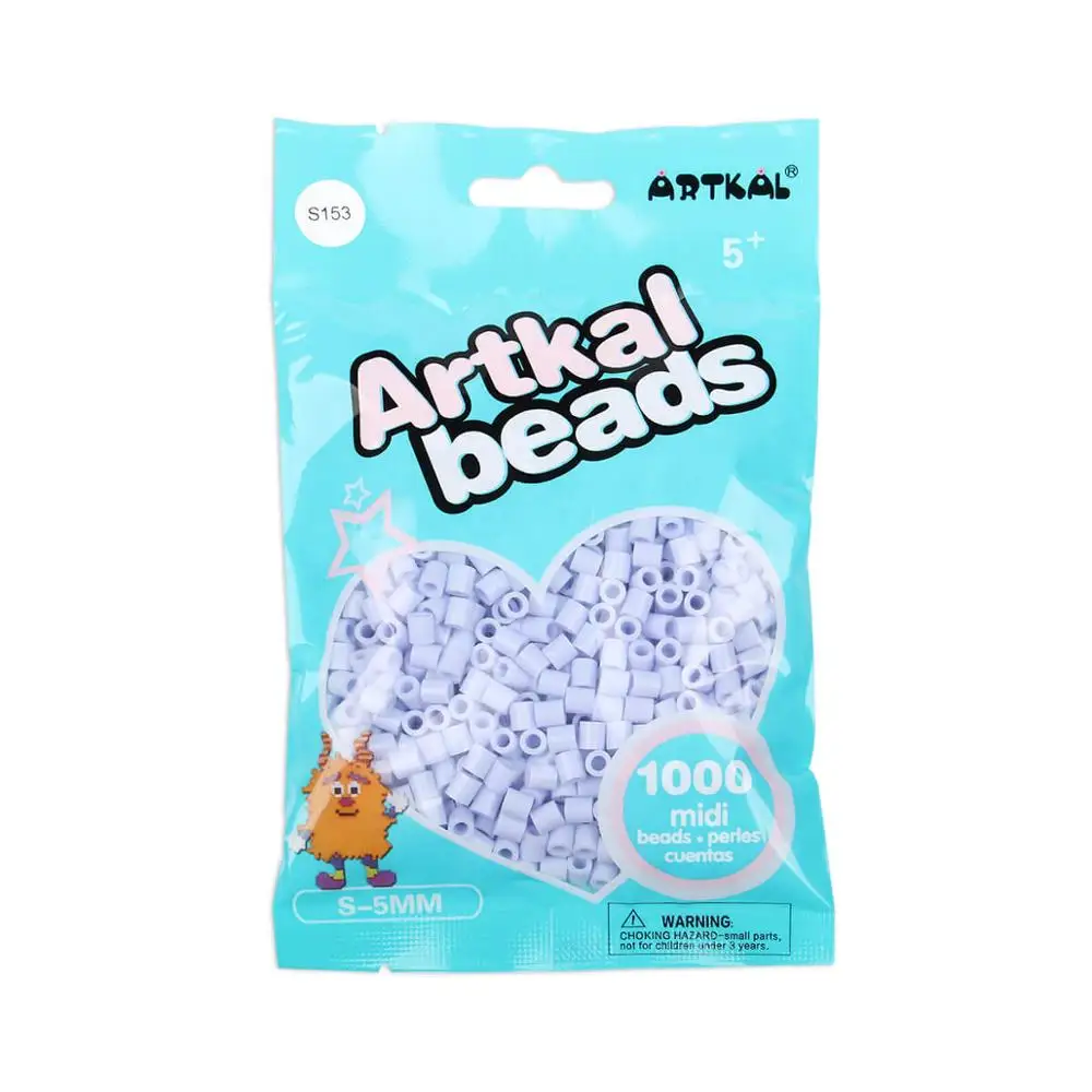 ARTKAL 1000 бусины(S136-S159) Midi S-5mm perler бусины Хама предохранитель бусины DIY Развивающие игрушки - Цвет: S1000-S153