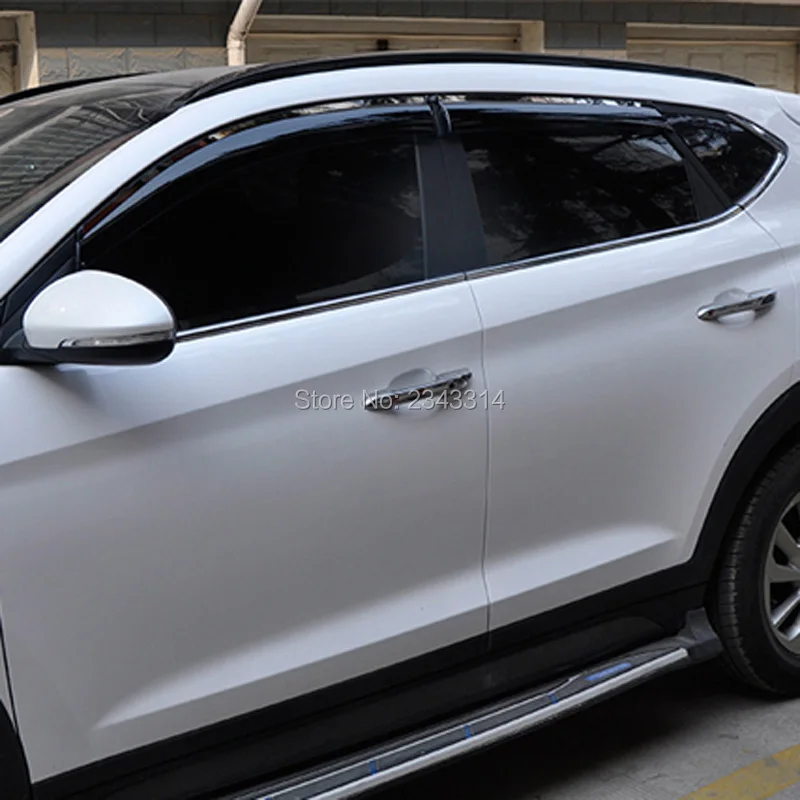 Для hyundai Tucson 2015 2016 боковое окно козырек вентиляционные шторы Защита от солнца и