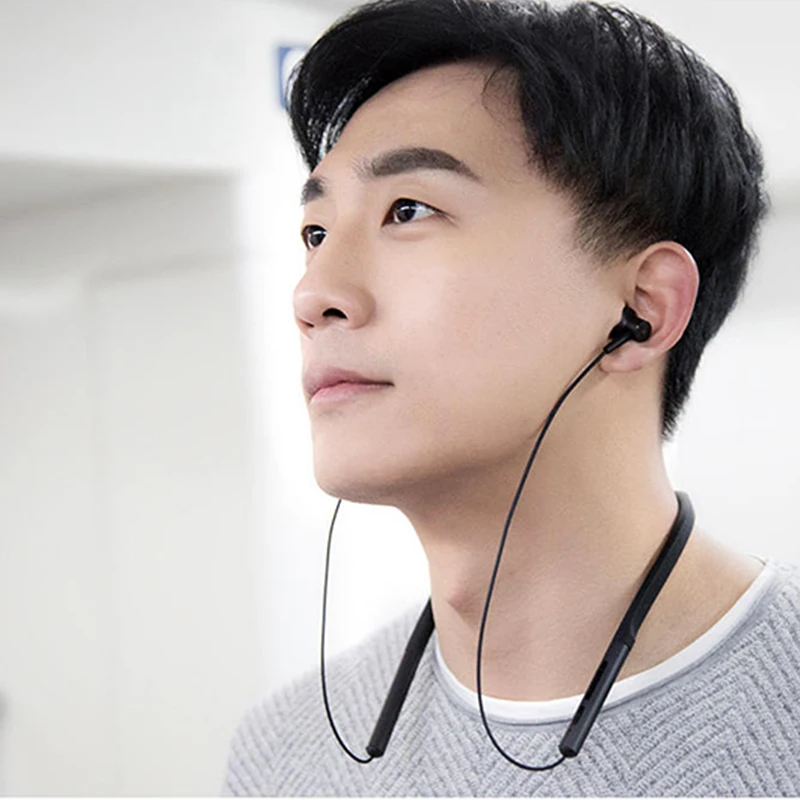 Xiaomi mi Bluetooth 4 1 шейным воротником наушники магнитные с c спортивные гибридные