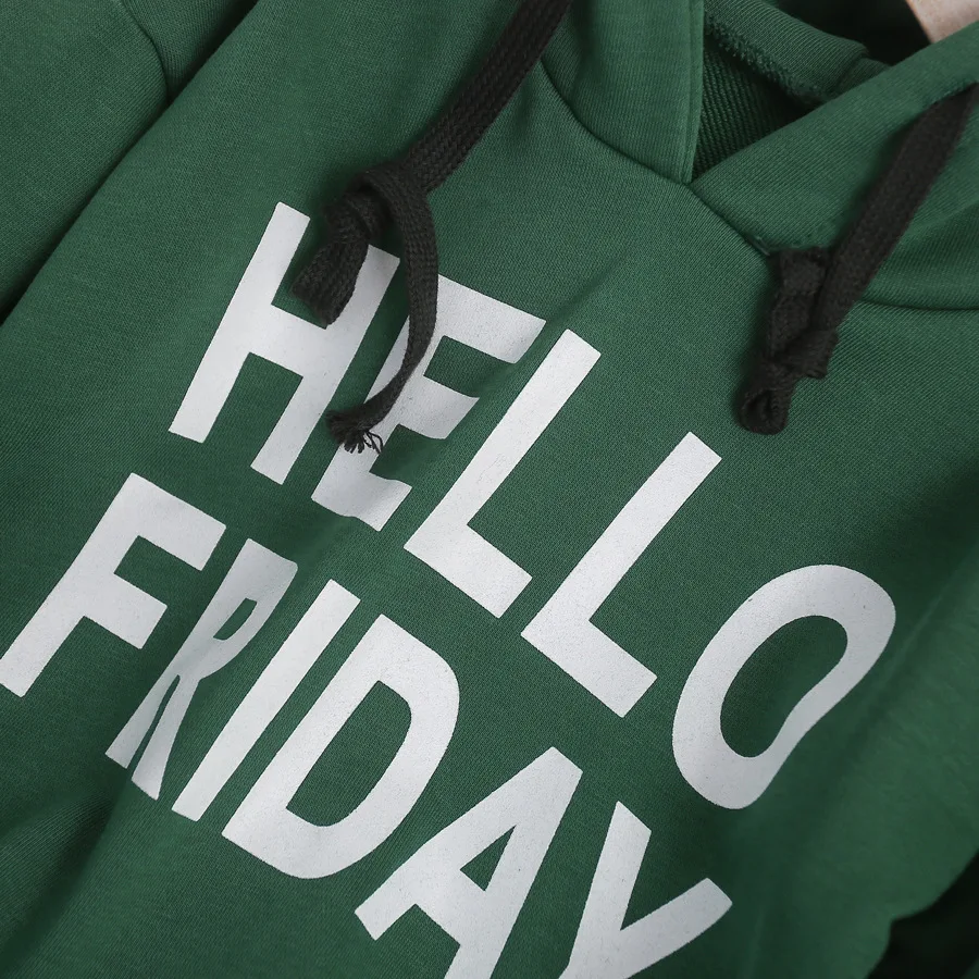 Fashion Hooded Hoodies Newborn Infant Baby Girls and Boys Letter Printed Long Sleeve Sweatshirt Tops Hoodie Clothes | Детская одежда и