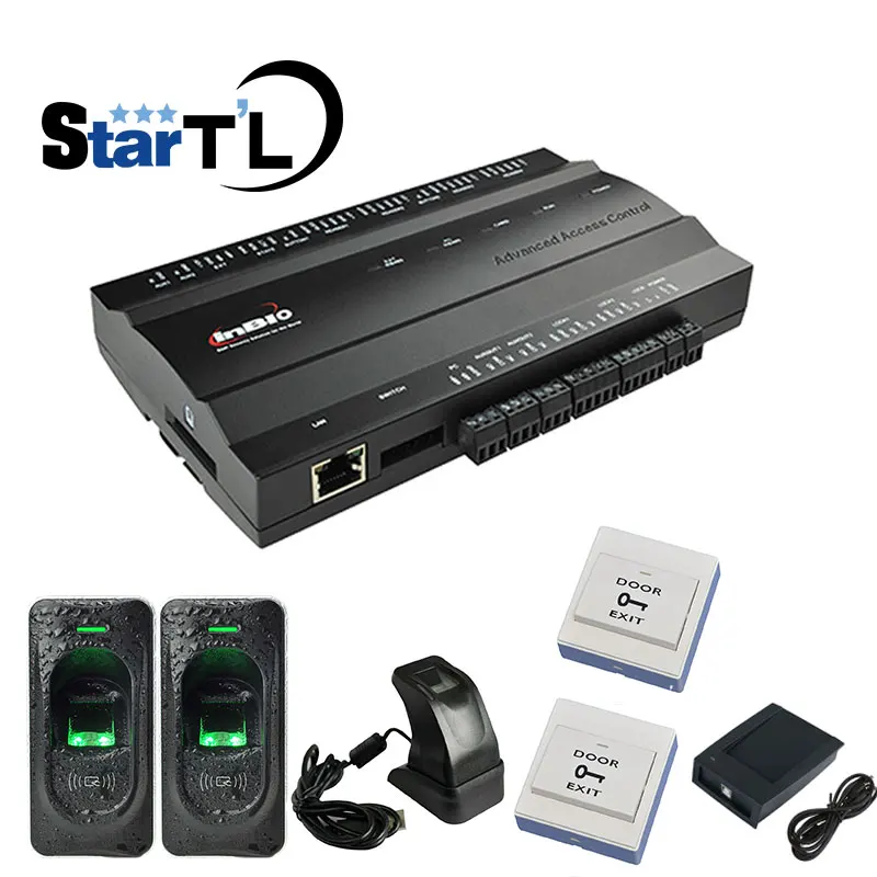 IINBIO260 комплект дверного контроля доступа FR1200ID кард ридер Rs485 slave Reader + ZK4500 кнопка
