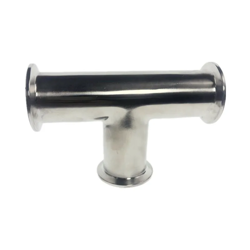 Фото 3 Way Тройник санитарный наконечник трубы Нержавеющая сталь SS304 Обустройство 3 Way Тройник санитарный наконечник трубы Нержавеющая сталь SS304 Обустройство
