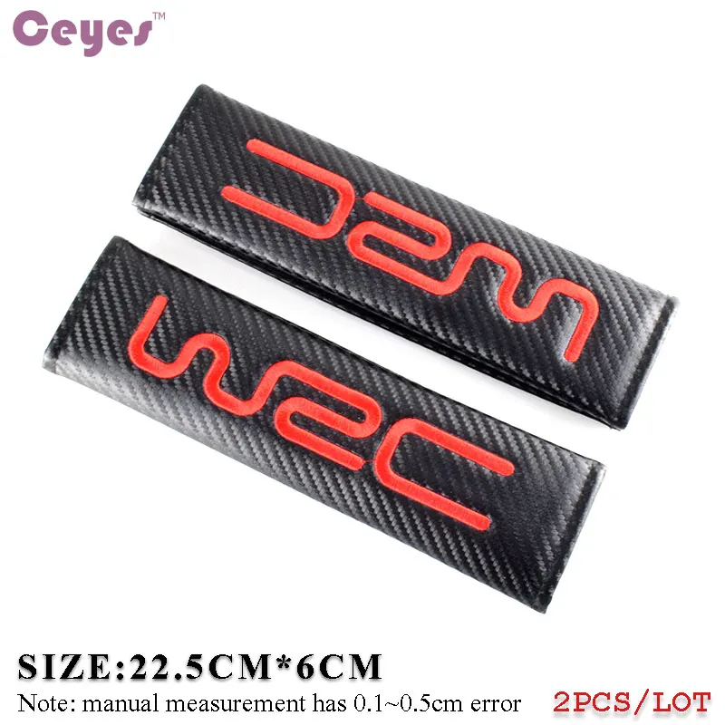 Ceyes чехол на автомобильный ремень безопасности автомобиля Тюнинг Передние
