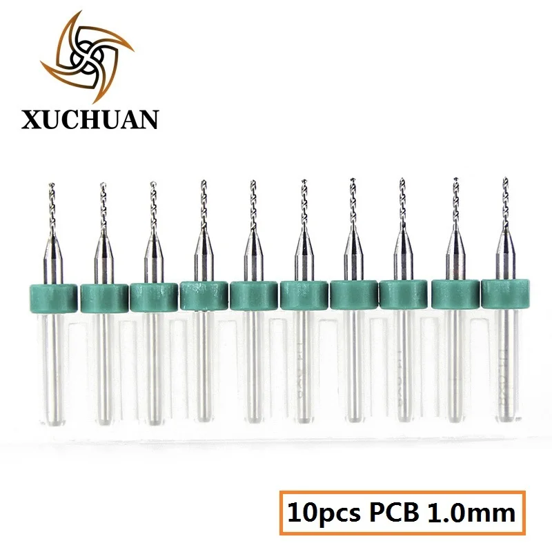 PCB1.0 10PCS 10 шт. 0,3-1,2 мм PCB мини сверло твердосплавное микро сверло PCB печатная плата сверло набор PCB сверло - Color: PCB1.0 10PCS