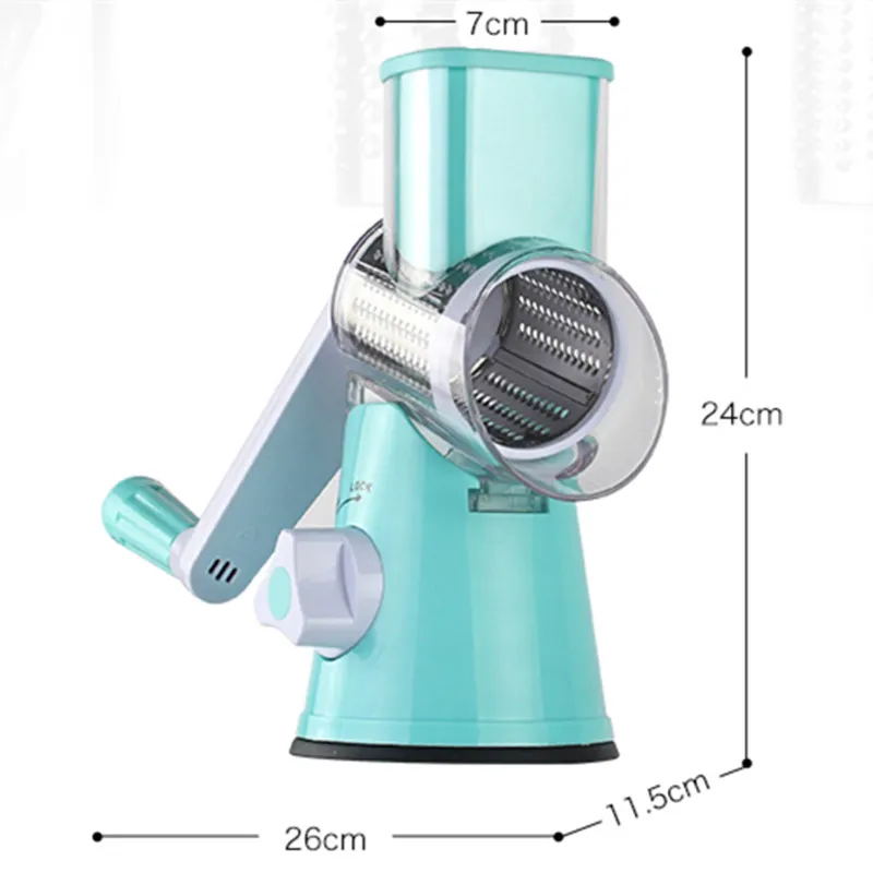 Круглый мандолиновый резак для овощей ручной картофельный моркови терка сыра