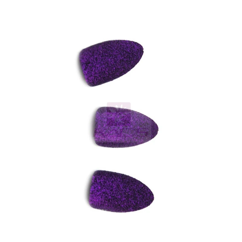 24 шт Модный Фиолетовый Блеск ложный Набор накладных ногтей Предварительный