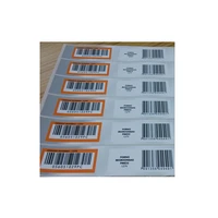 high quality priniting adhesive aluminum foil bar code label sticker paper foil sticker for electronic shelf