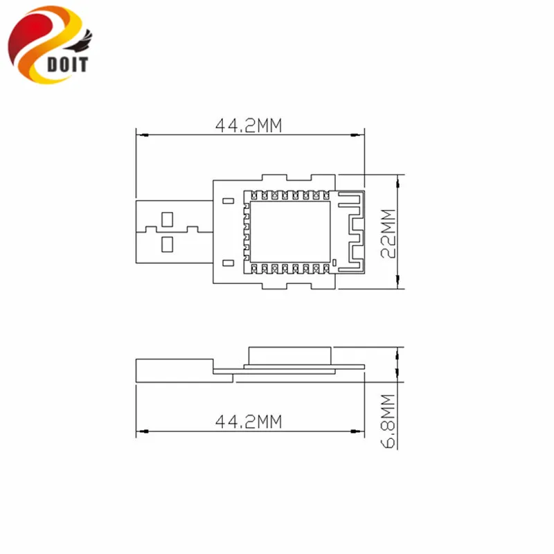 10 шт./лот ESP8266 USB Disk Dev Board | Игрушки и хобби