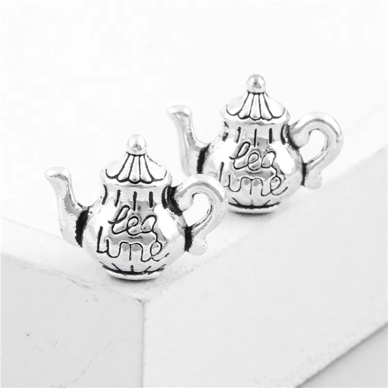 Подвеска-чайник для изготовления браслетов аксессуары ювелирных изделий 13x1 мм