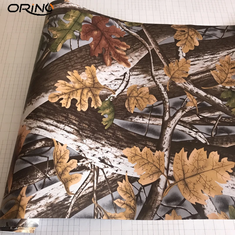 Камуфляжная виниловая пленка Realtree самоклеящаяся для автомобиля наклейка на