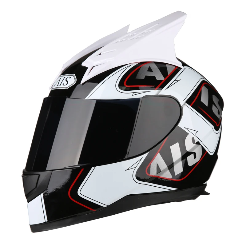 Крутой шлем, фирменный мотоциклетный шлем, Полнолицевые шлемы, Moto Capacete Casco, мотоциклетный шлем, мотоциклетный шлем - Цвет: b7
