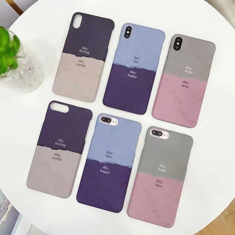 Чехлы Boucho для телефонов iphone XS MAX X XR цветной прошитый чехол с рисунком 6 6S 7 8 Plus