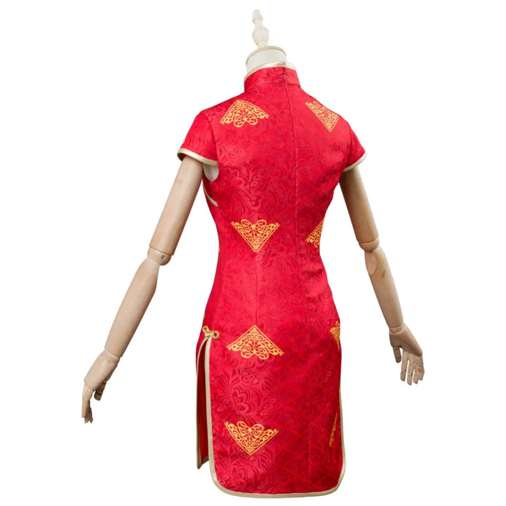 Женский костюм для косплея Fate Extella Link Nero Saber красное платье Cheongsam карнавальный на