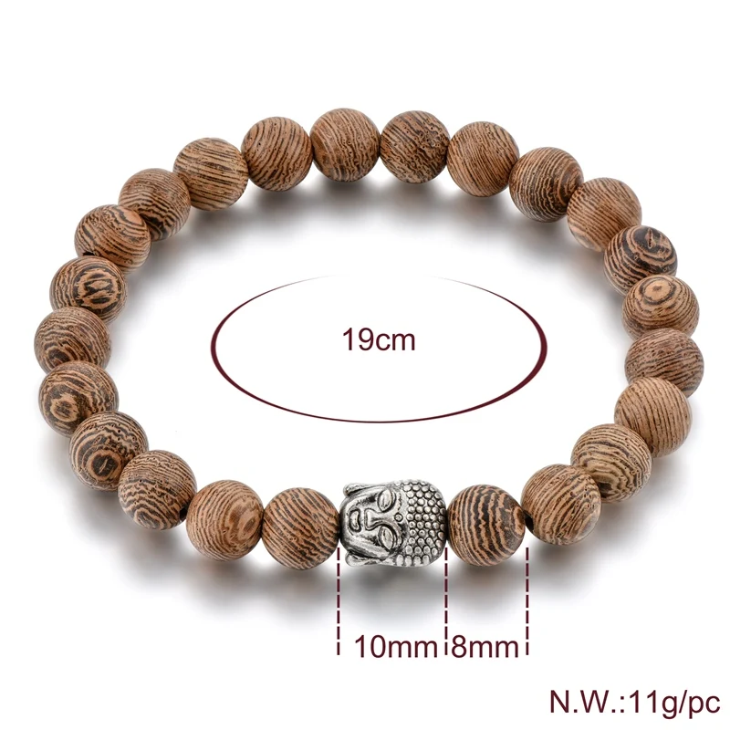 Модные серебряные браслеты ATTRACTTO с Буддой для женщин браслет из растягивающегося