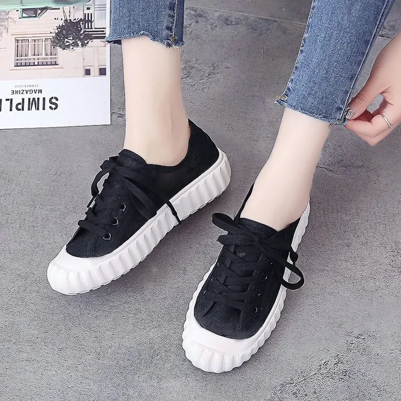 TOSJC/сезон весна-лето кружевные дышащие кроссовки женская обувь цвет желтый