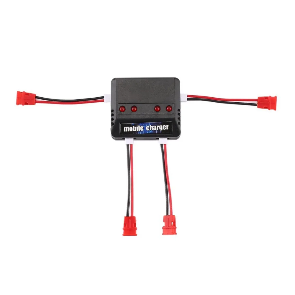 Зарядное устройство для квадрокоптера Syma X5UW X5UC 4 шт. 3 7 В 500 мА/ч 25C + 1 порта запасные