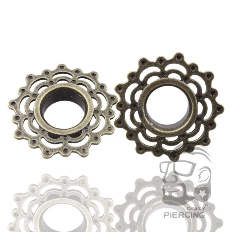 Классические Медные затычки для ушей ювелирные изделия пирсинга тела размеры от