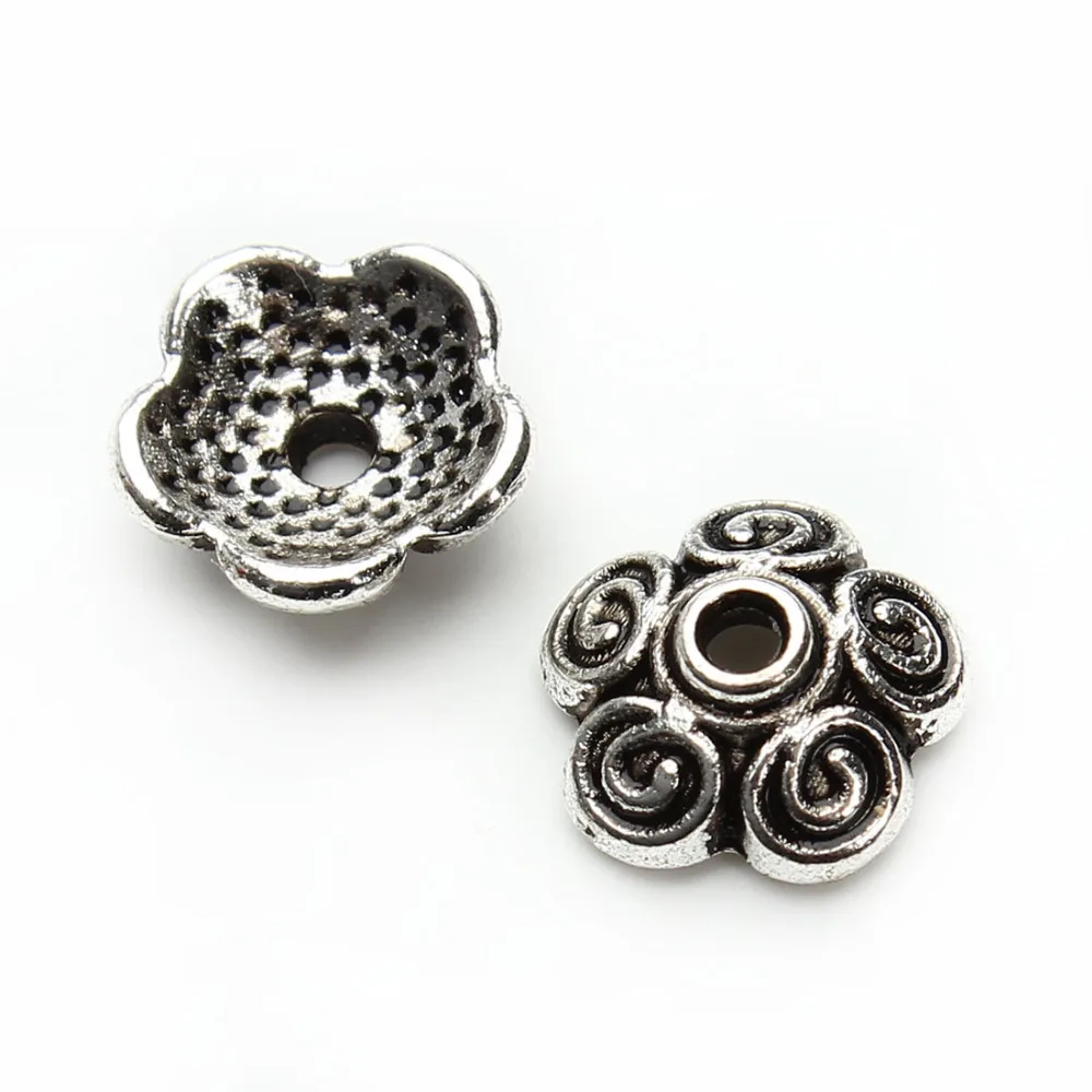 100 шт./лот антиревочная металлическая заглушка сделай сам подвеска в виде цветка