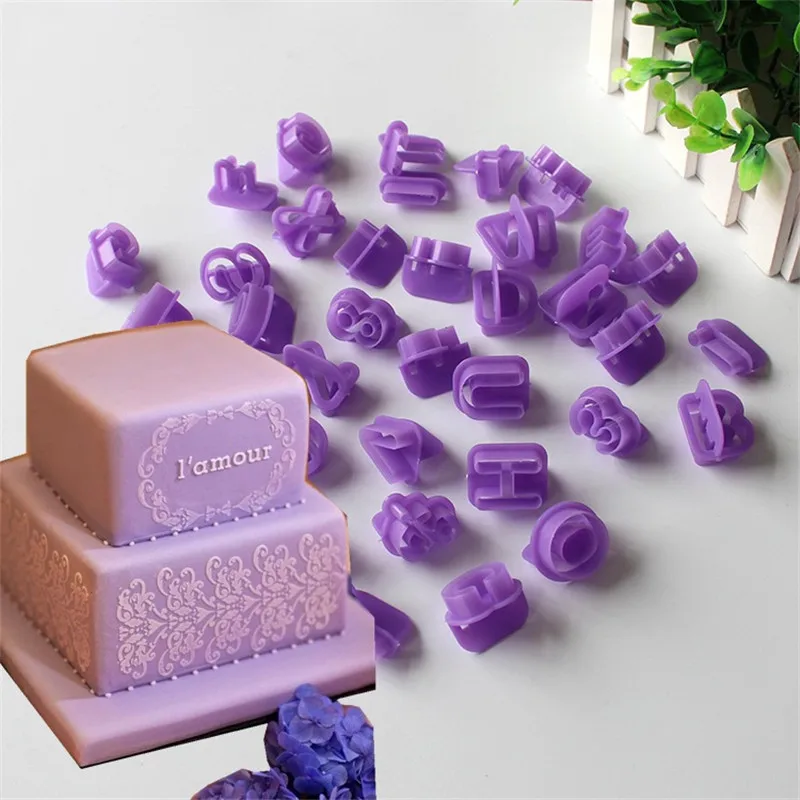 40 шт английская форма для выпечки с буквенным номером кухонные печенья