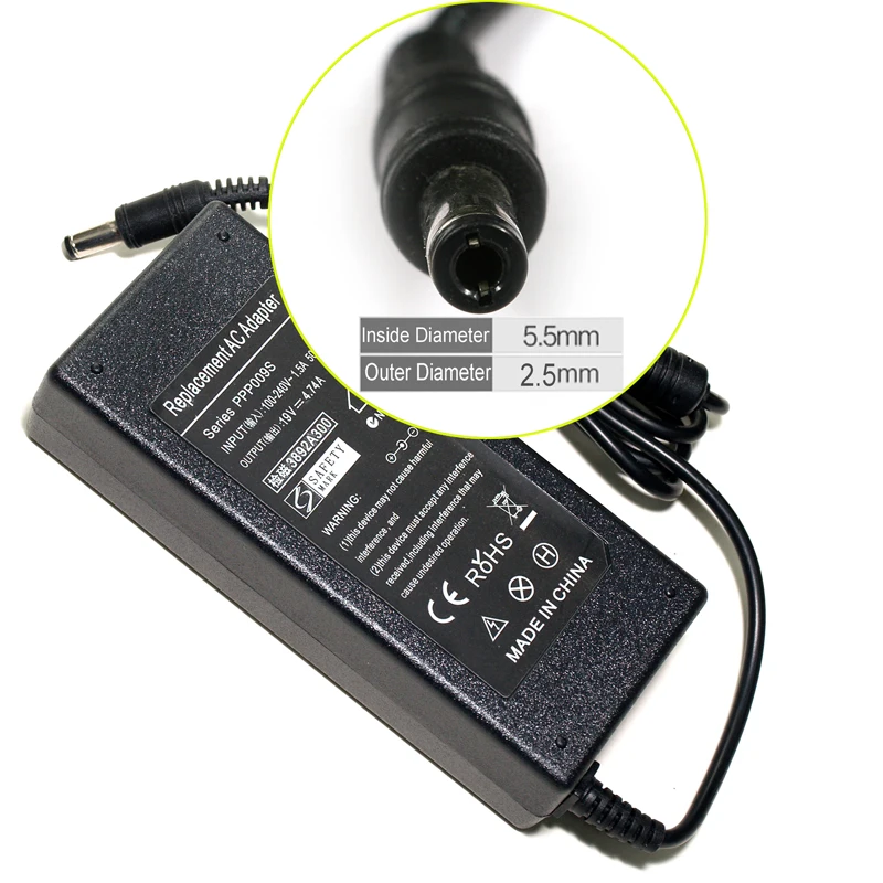 AC 19V 4.74A 90W адаптер питания для ноутбука зарядное устройство Leonovo 45K2225 ADP 65CH A IdeaPad Y510