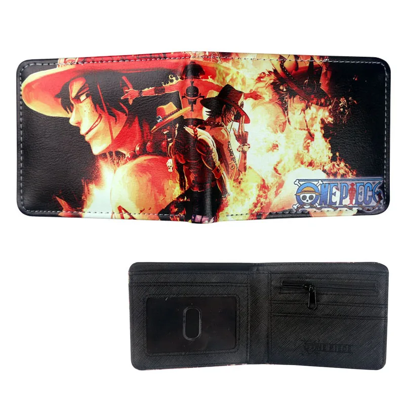 Новое поступление Аниме Бумажник цельный luffy/Ace Косплей PU мужской кошелек для кредитных карт держатель для карт - Цвет: OP-02