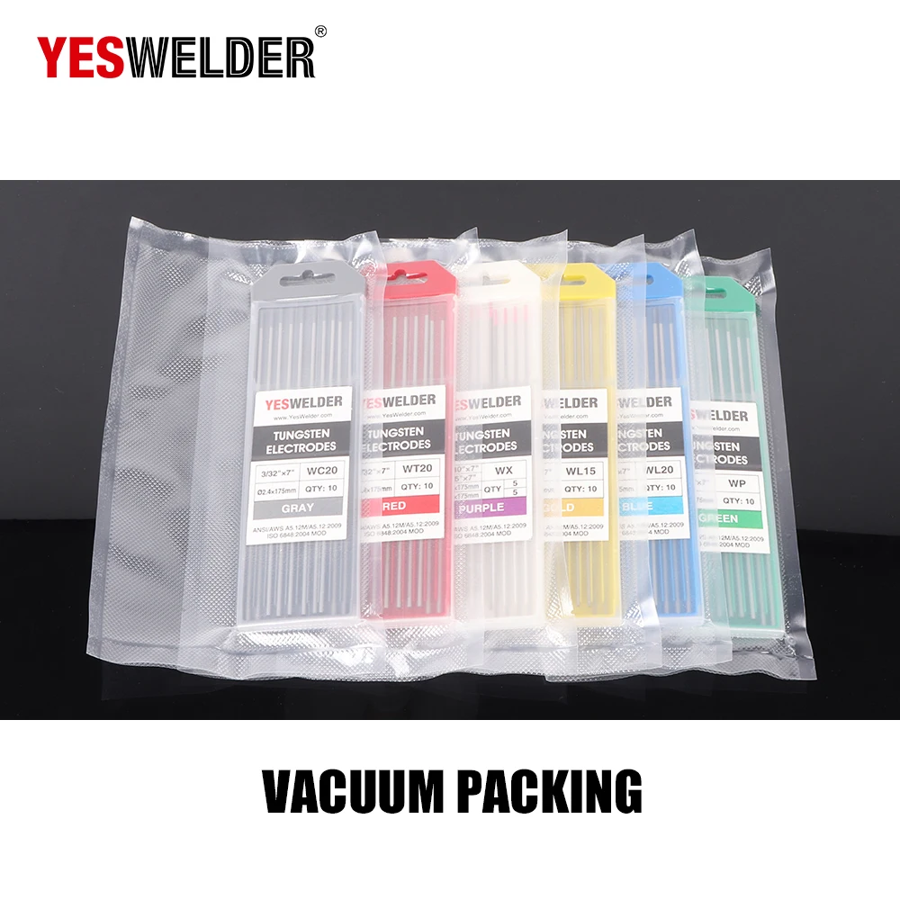 WP чисто вольфрамовые электроды для TIG сварки вакуумной упаковки|Вольфрамовый