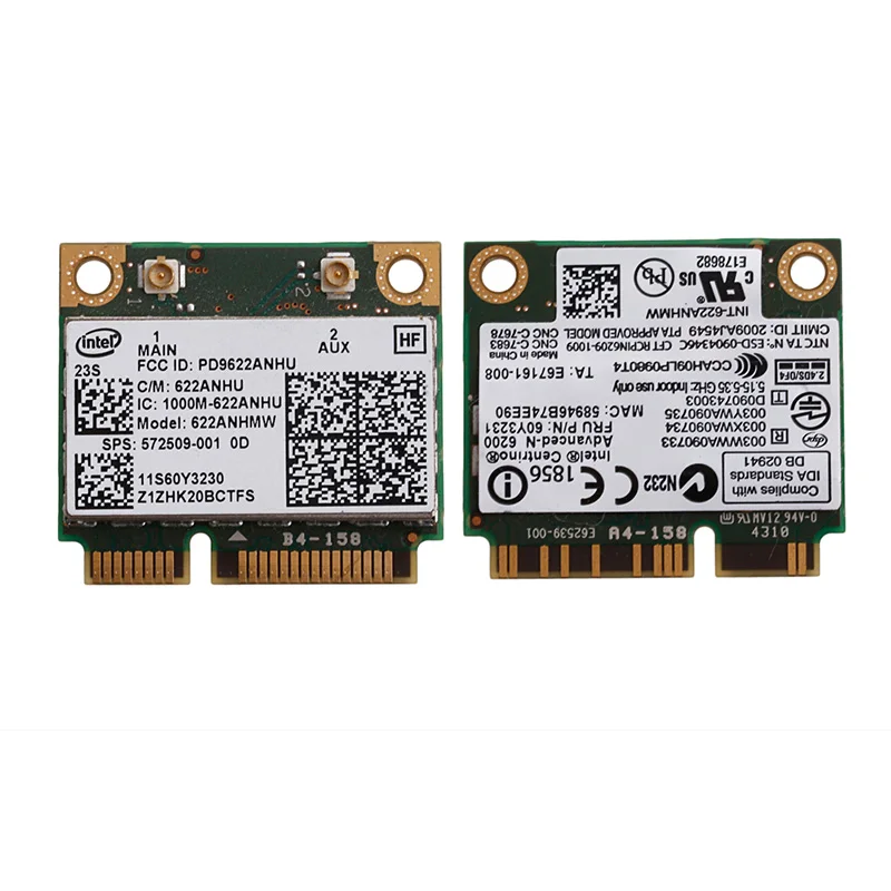 WiFi-карта Intel 622ANHU Advanced-N для Lenovo 60Y3230 8540W 2540P HP 572509-001 | Компьютеры и офис