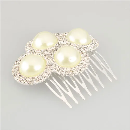 Free Shipping Elegant Pearl Rhinestone Bridal Hair Comb Pin | Красота и здоровье