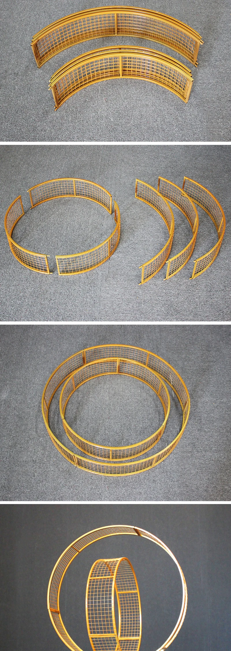 JAROWN железный концентрический Круглый Свадебный Открытый DIY цветочная композиция украшения реквизит для фотосессии вечерние украшения для дома