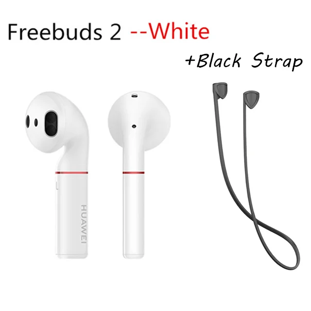White add Blackstrap HUAWEI FreeBuds 2 FreeBuds 2 Pro Наушники Беспроводные Bluetooth с микрофоном стерео Handfree динамический контроль беспроводной зарядки - Цвет: White add Blackstrap