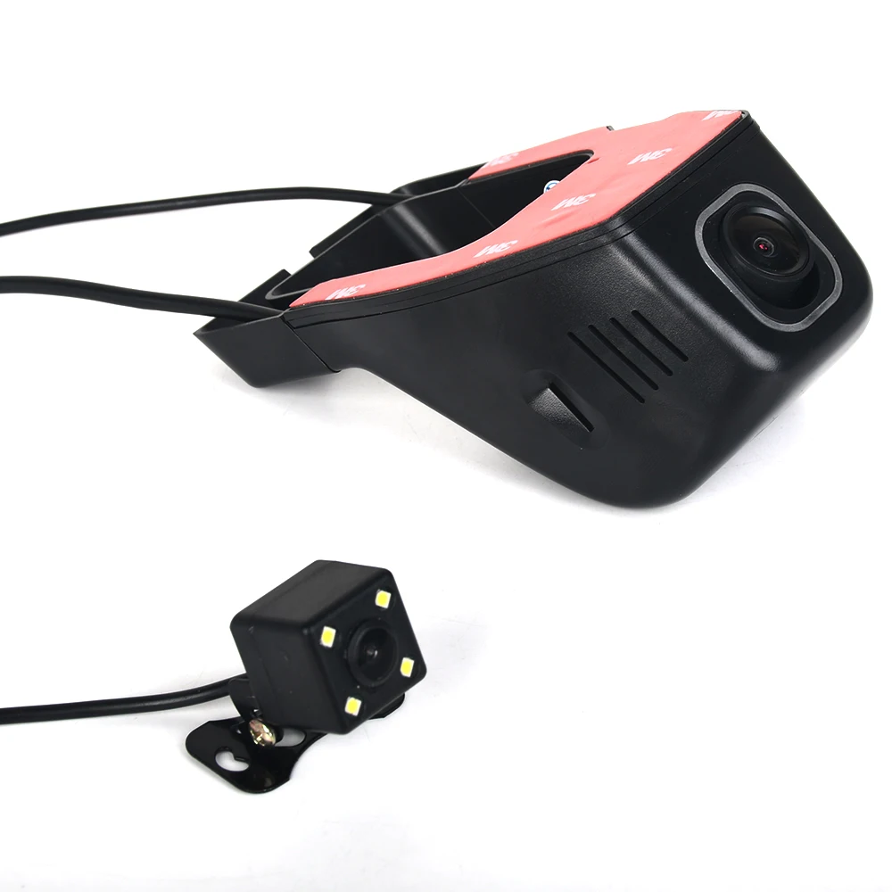 Универсальная автомобильная Wifi DVR Скрытая установка HD камера 170 градусов Поддержка приложения управление 1920*1080P g-сенсор для Nissan lancer kia K2