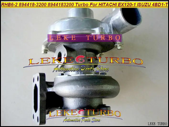 RHB6 2 8 94418 3200 8944183200 894418 Турбокомпрессор для экскаватора HITACHI EX120 ISUZU 4BD1 T
