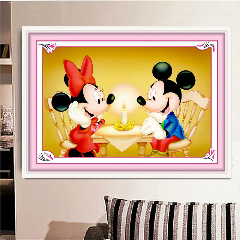 Круглая Алмазная вышивка 5D Diy крестиком подсвечники для детской спальни с