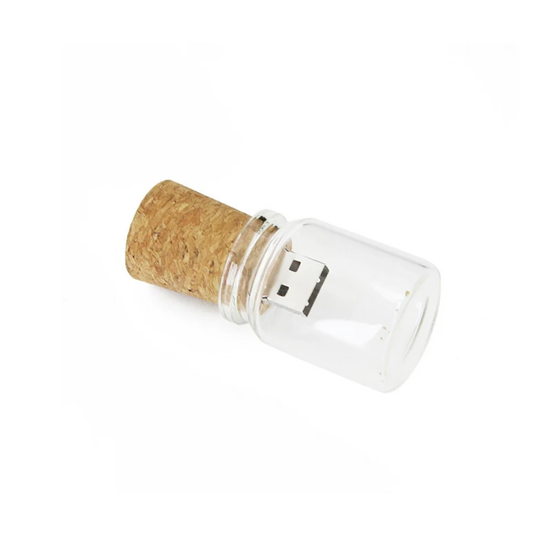 Флеш накопитель USB в виде бутылки для желаний флеш с реальной емкостью милая