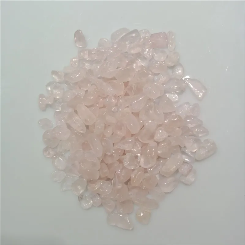 100g natural Rose Quartz Pink Crystal gravel mineral purify degaussing Fish tank Ornamental Specimen collection geological 1cm | Дом и сад