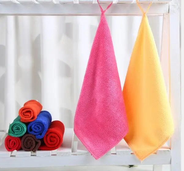 

Hand Towel Hang Wash Towel For Kids Wholesale 10pcs/lot multiple Colors