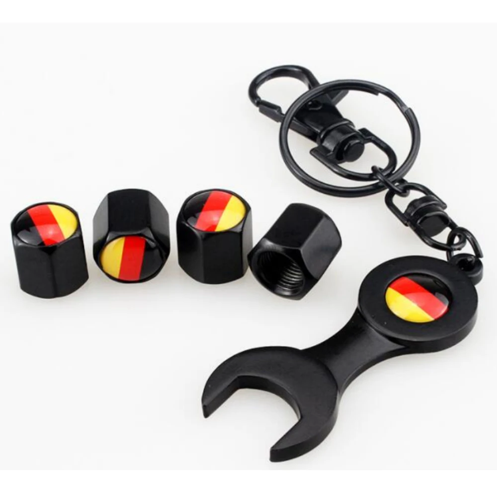 Automobiles &amp Motorcycles Wheel Valve Caps Wrench Germany Flag for Volkswagen Golf 5 6 7 Polo Passat B6 Tiguan Jetta |